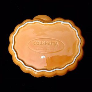 Coushatta Casino Resort Halloween Orange Pumpkin Baking Dish